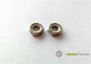 Hex Titanium Nylock Nuts 5/16"-18 Thin