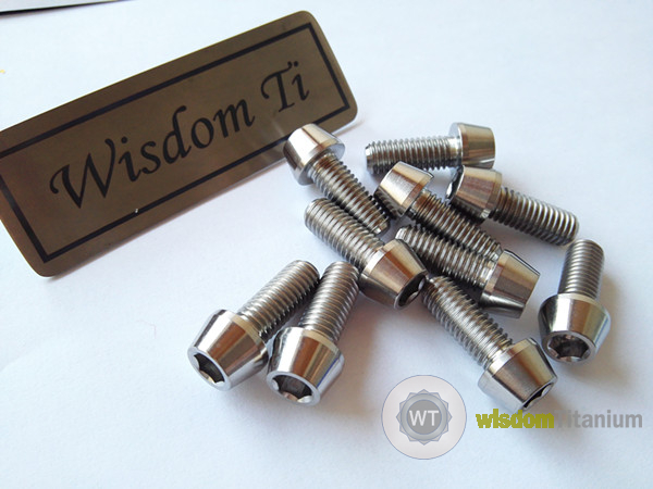 Titanium Taper Head Bolt M8 Motorcycle Bolt