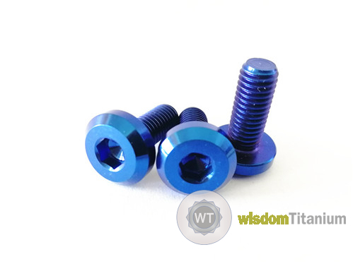 Titanium Motorcycle Brake Rotor Bolt Screw M6*15