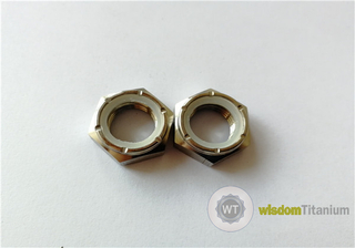 1/2"-20 Titanium Nylon Insert Lock Nuts 