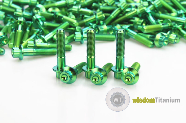 Titanium 12pt wheel fasteners 