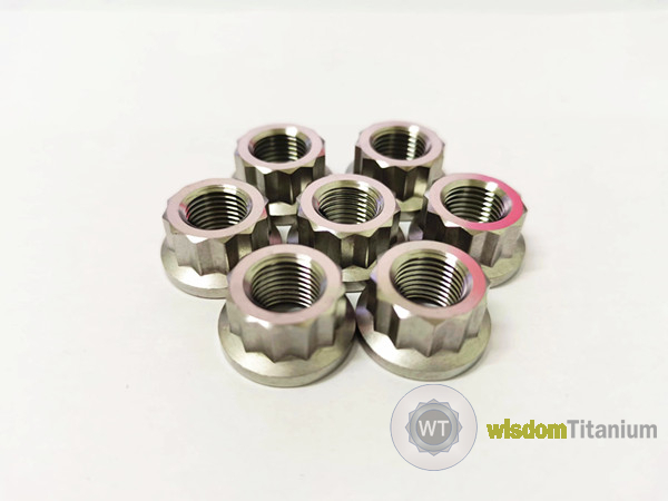 Bihexagonal Flange Nut Titanium